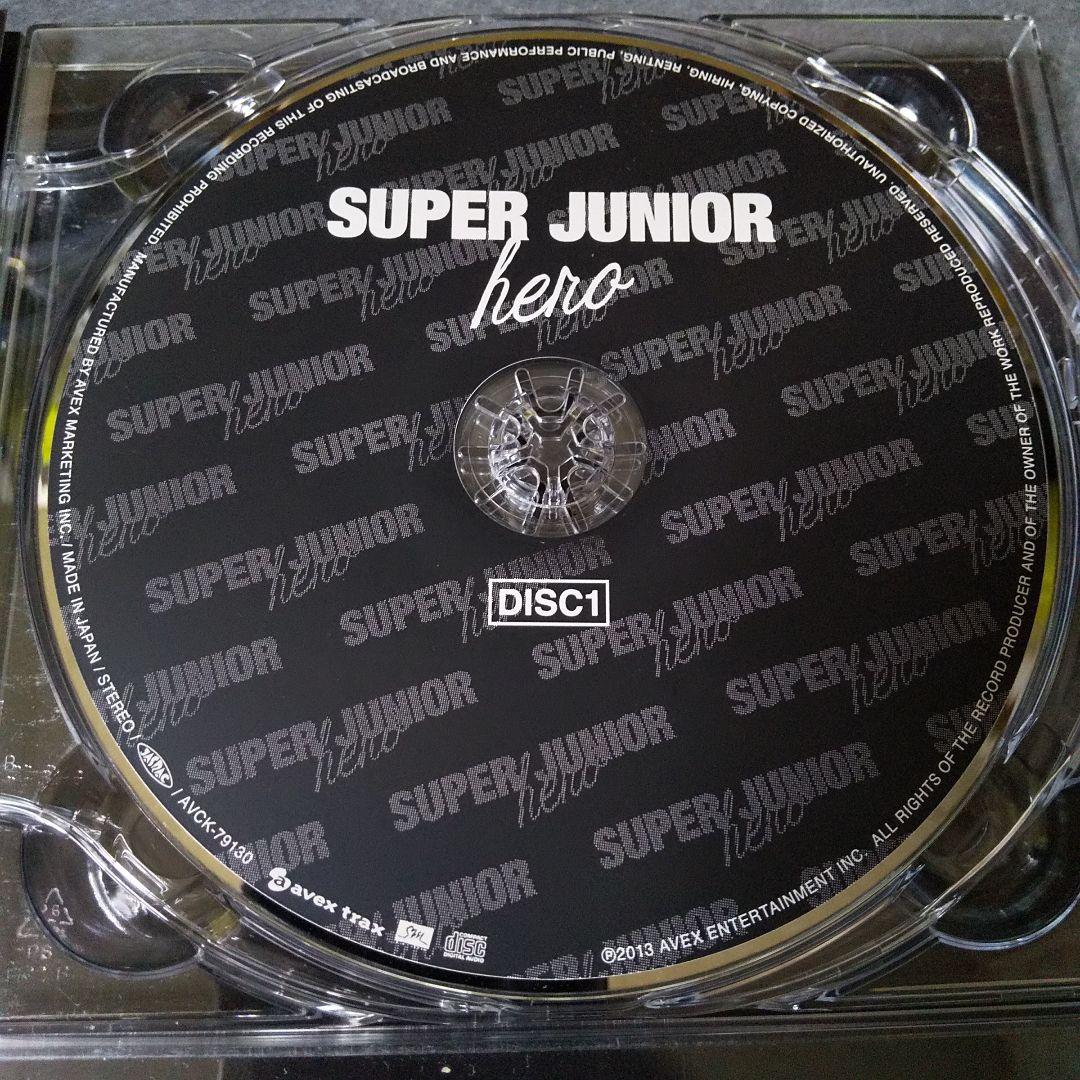 SUPER JUNIOR【廃盤】Hero [2CD+DVD]<初回生産限定盤>