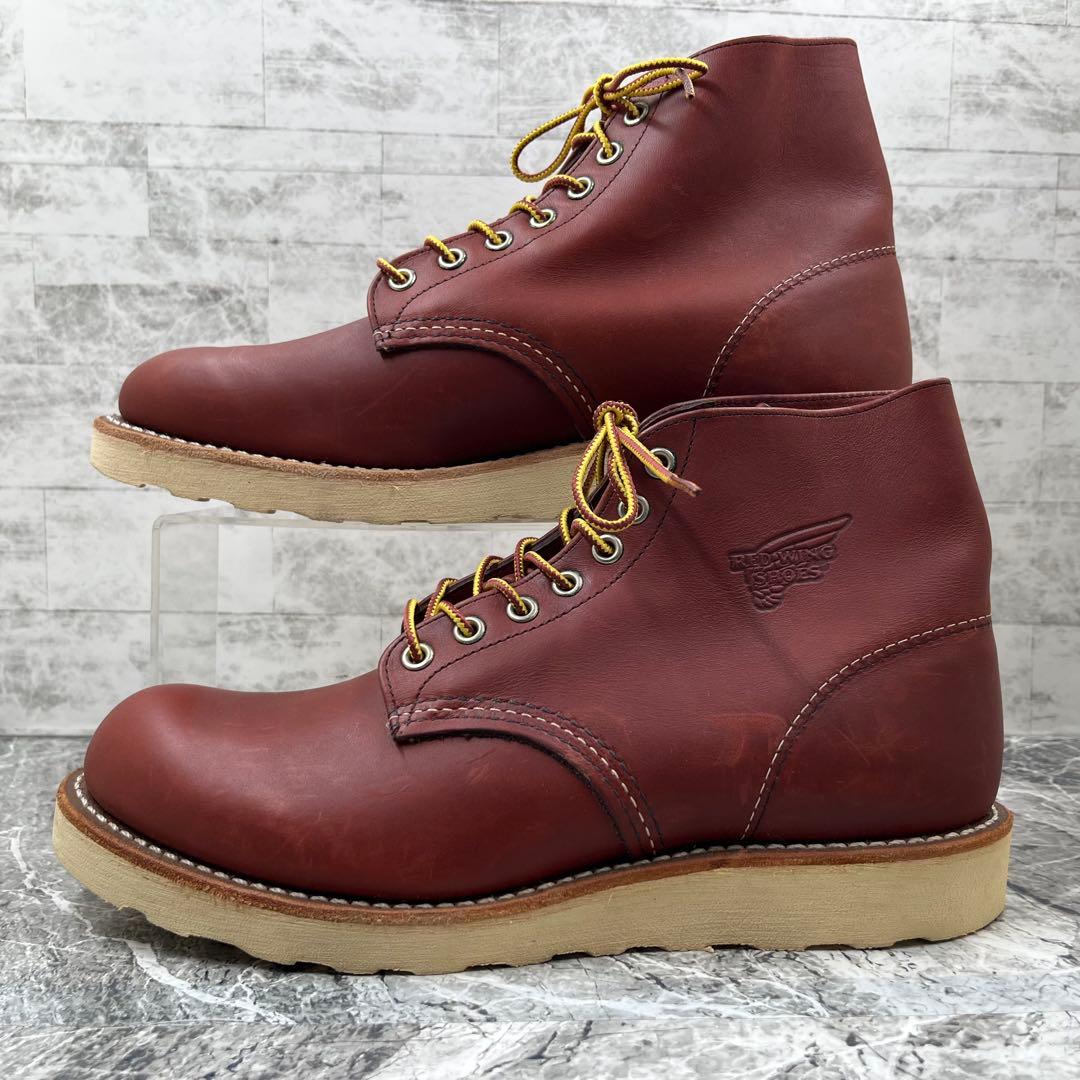 極美品 レッドウィング 9105 クラシックワーク US8.5 ブラウン ブーツ