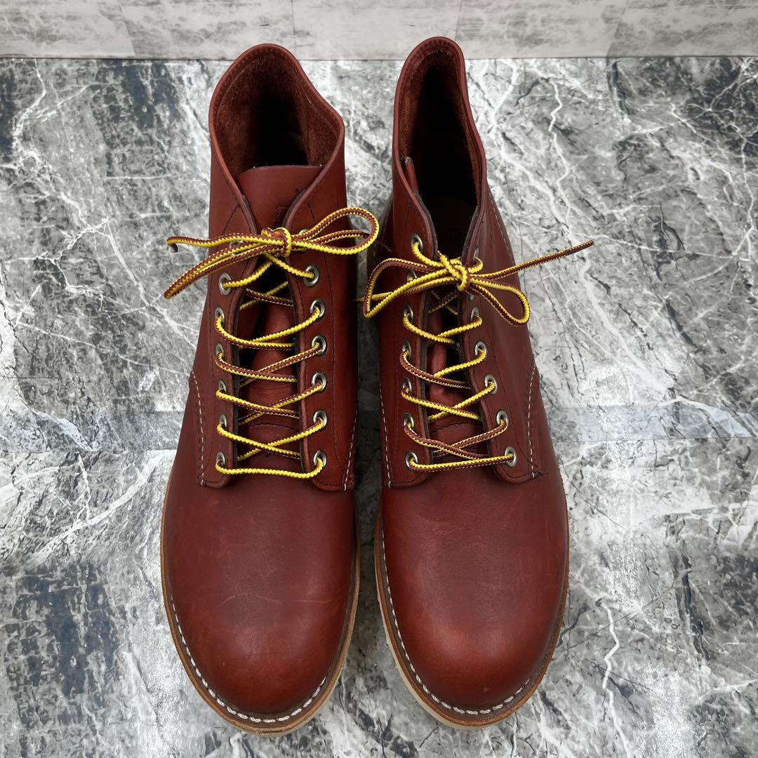 極美品 レッドウィング 9105 クラシックワーク US8.5 ブラウン ブーツ