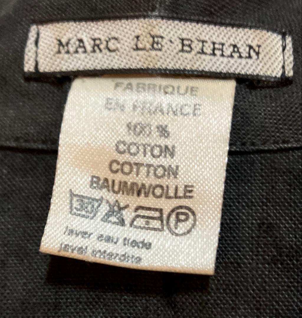 マルクルビアン【90S】古着加工　ロングコート・シャツ50ブラック系