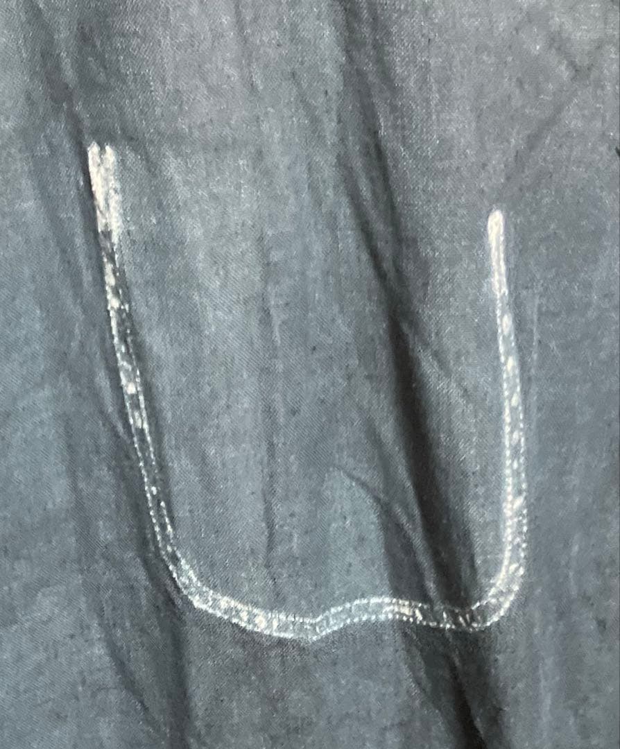 マルクルビアン【90S】古着加工　ロングコート・シャツ50ブラック系