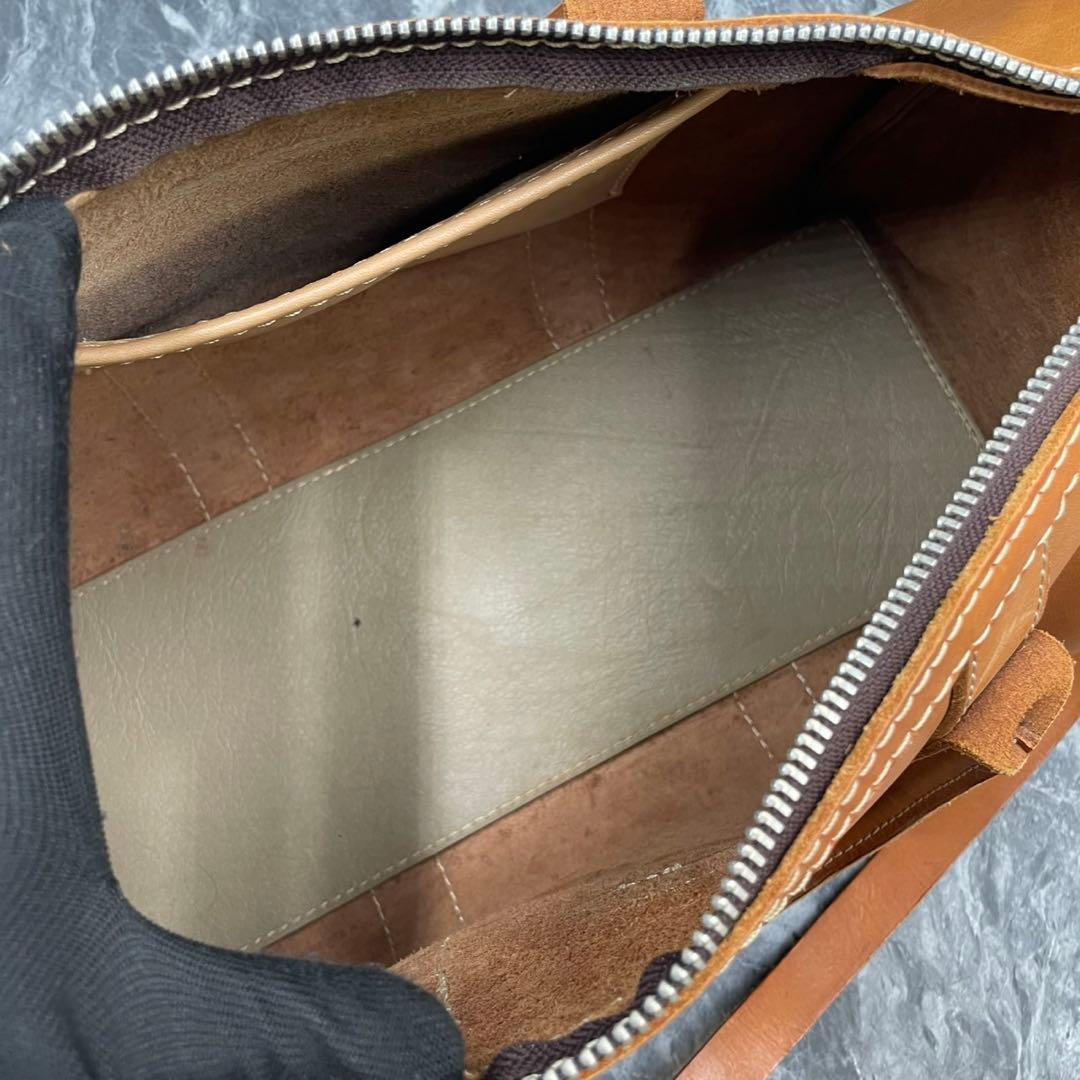 HERZ ボストンバッグ 2way 本革 レザー 高品質 ブラウン 鍵 チャーム