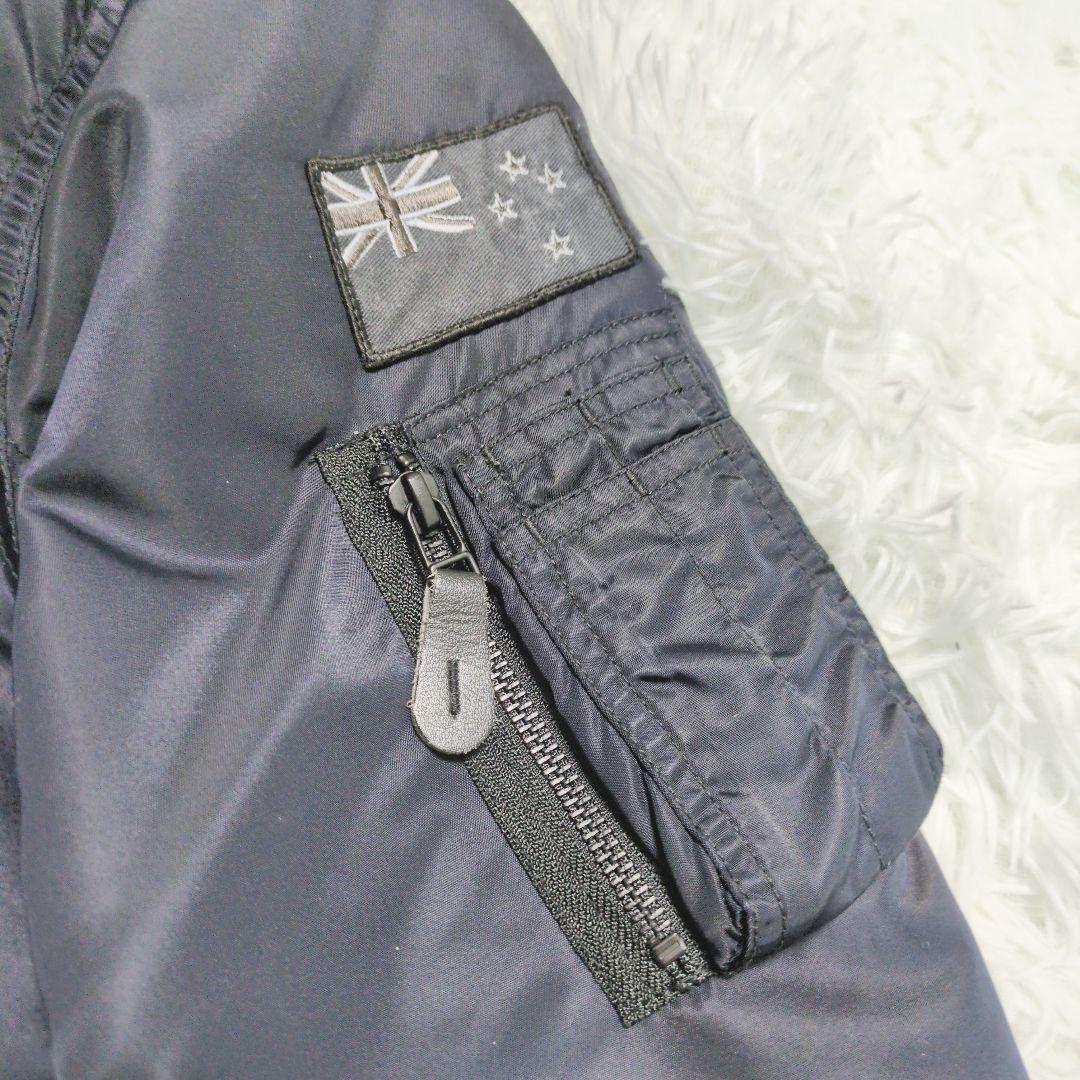 3L canterbury カンタベリー ma-1 フライトジャケット ラグビー