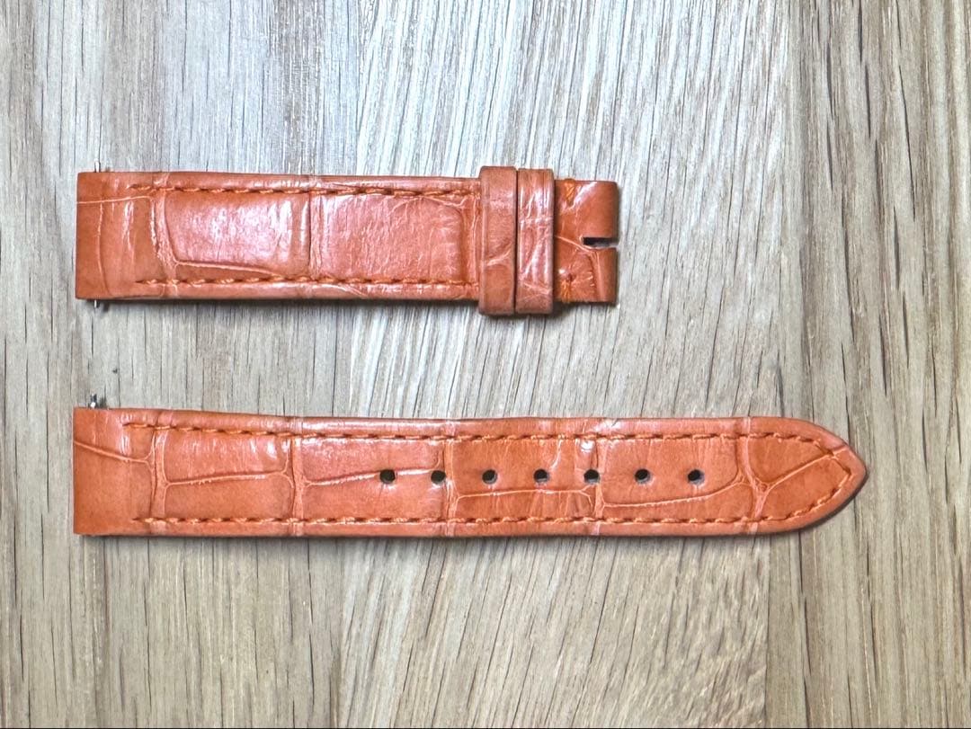 カルティエ　純正ストラップ　現行サントスデュモンSM用