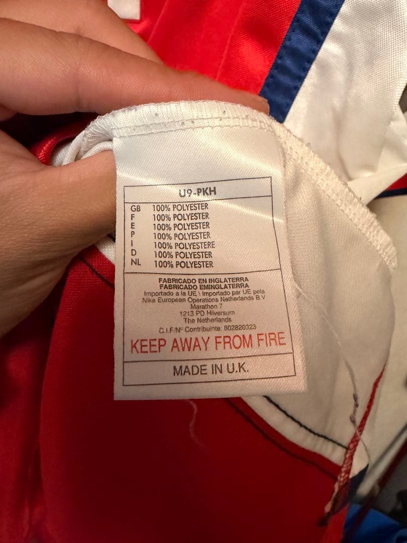 Nike arsenalサッカージャージ XL レッド/ホワイト