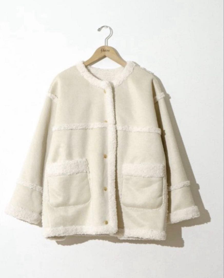 【限定SALE】ダウニームートンコート　フラワー