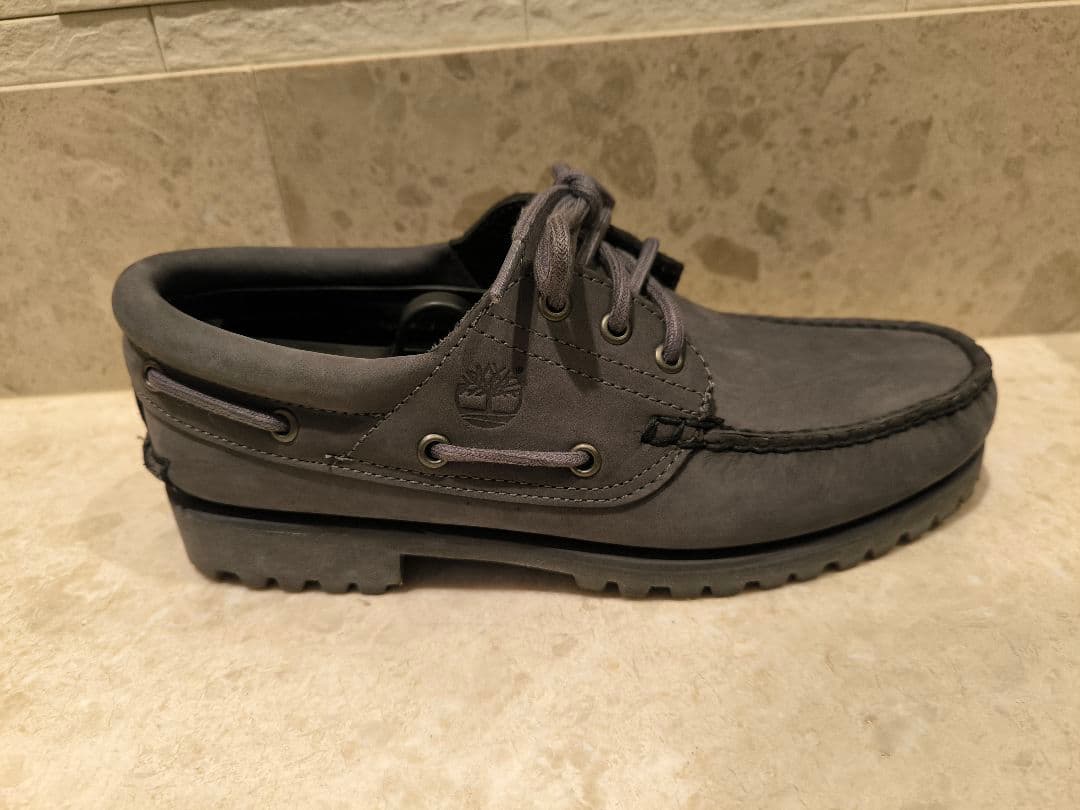 Timberland グレー ローファー スエード