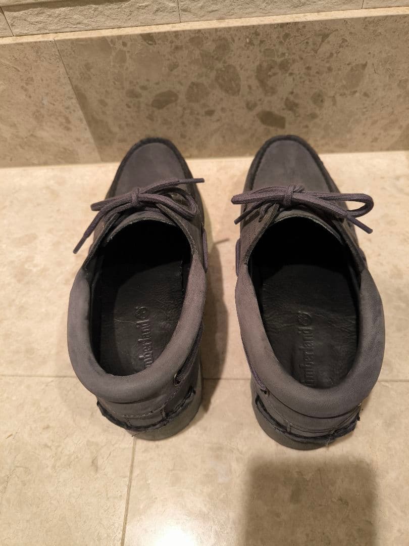 Timberland グレー ローファー スエード