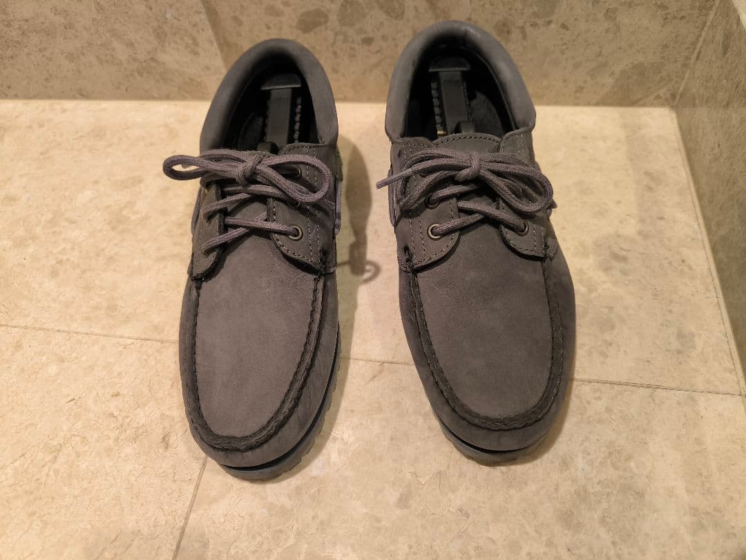 Timberland グレー ローファー スエード