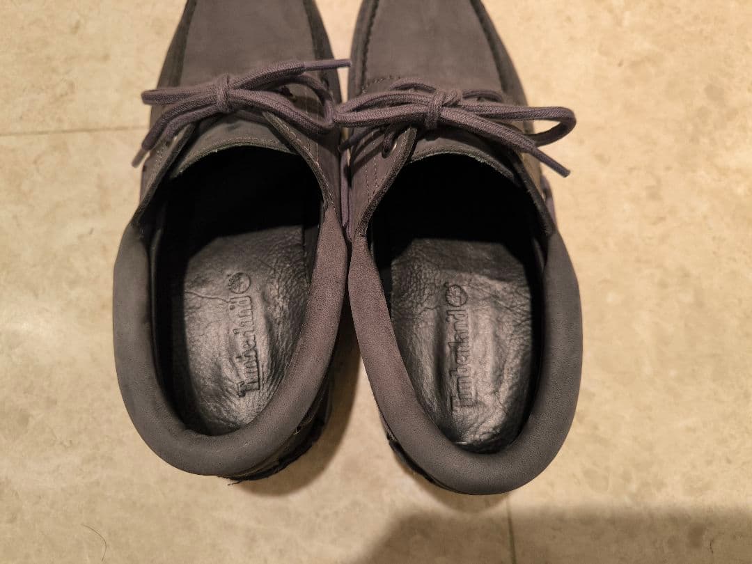 Timberland グレー ローファー スエード