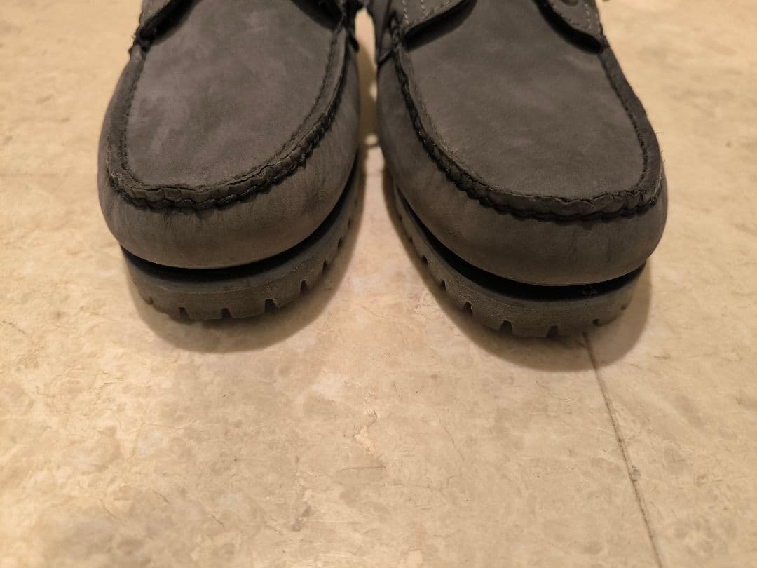 Timberland グレー ローファー スエード