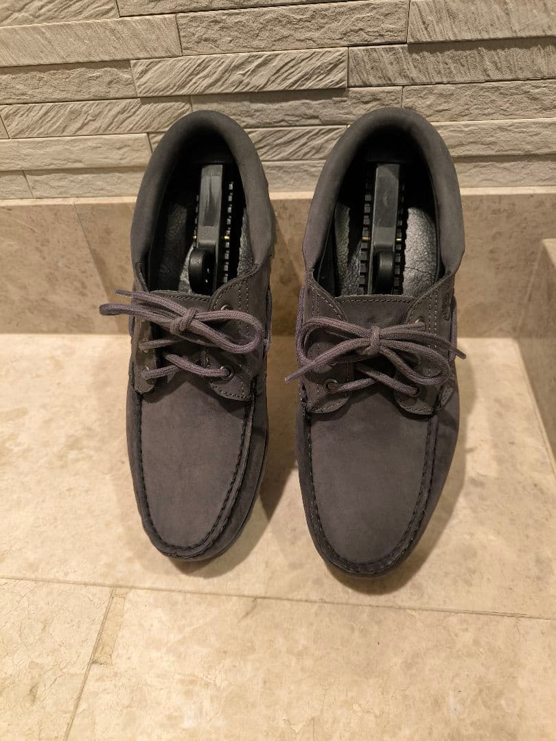 Timberland グレー ローファー スエード