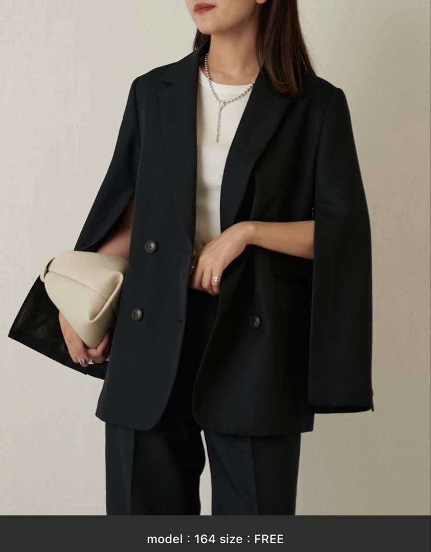 【新品未使用】Luis 2wayスリーブストレッチオーバージャケット