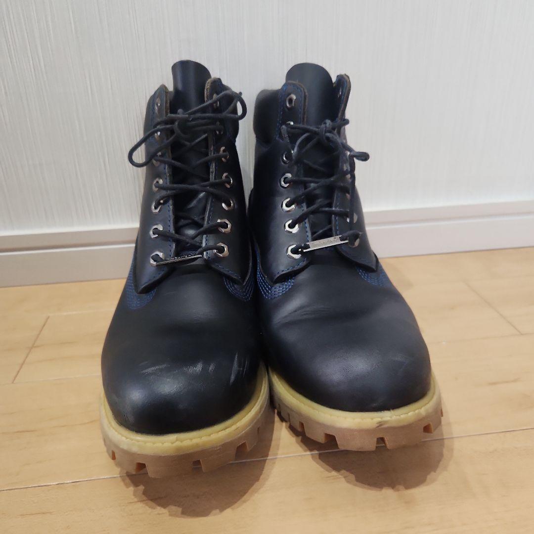 【美品】Timberland PREMIUM BOOT27.5cm ネイビー