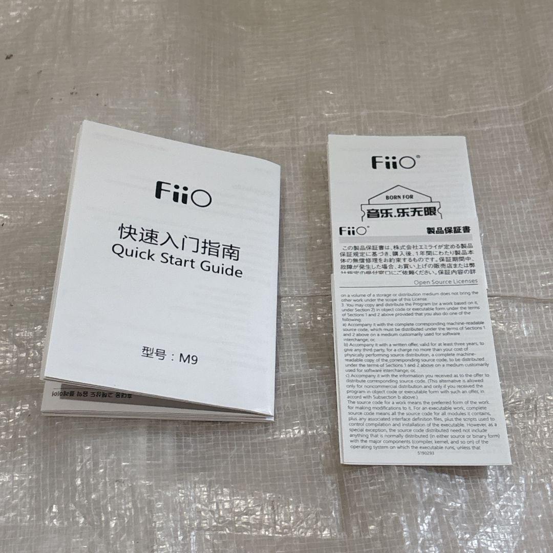 FiiO M9 ブラック ハイレゾ対応 デジタルオーディオプレーヤー