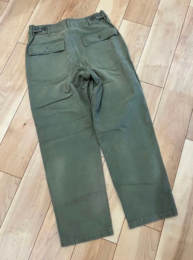 BOWWOW カーゴパンツ オリーブグリーン