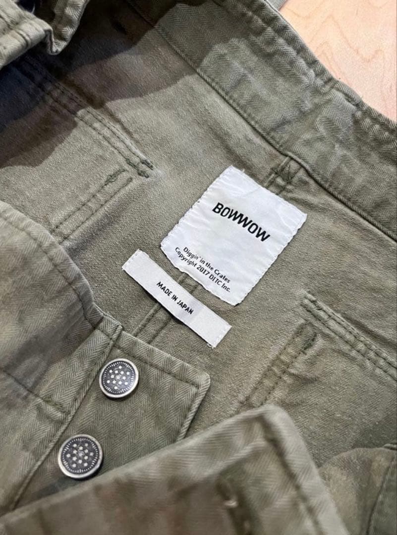 BOWWOW カーゴパンツ オリーブグリーン