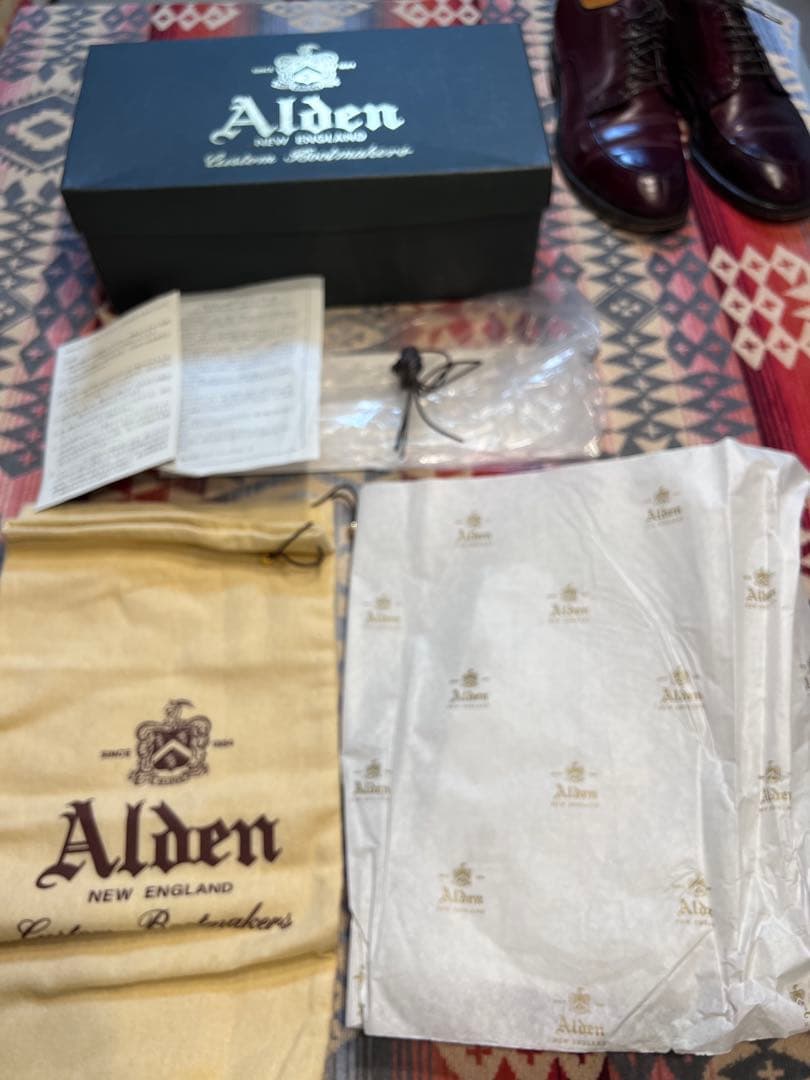 Alden オールデン Vチップ コードバン 54321 バーガンディ