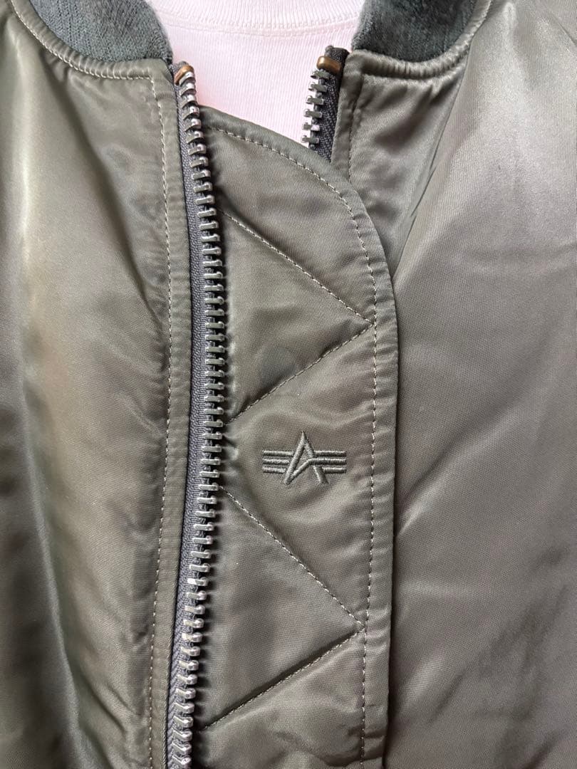 希少サイズ ビンテージ ALPHA MA-1 ジャケット XXL カーキ xpv