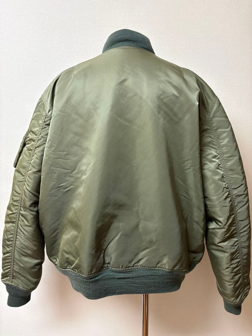 希少サイズ ビンテージ ALPHA MA-1 ジャケット XXL カーキ xpv