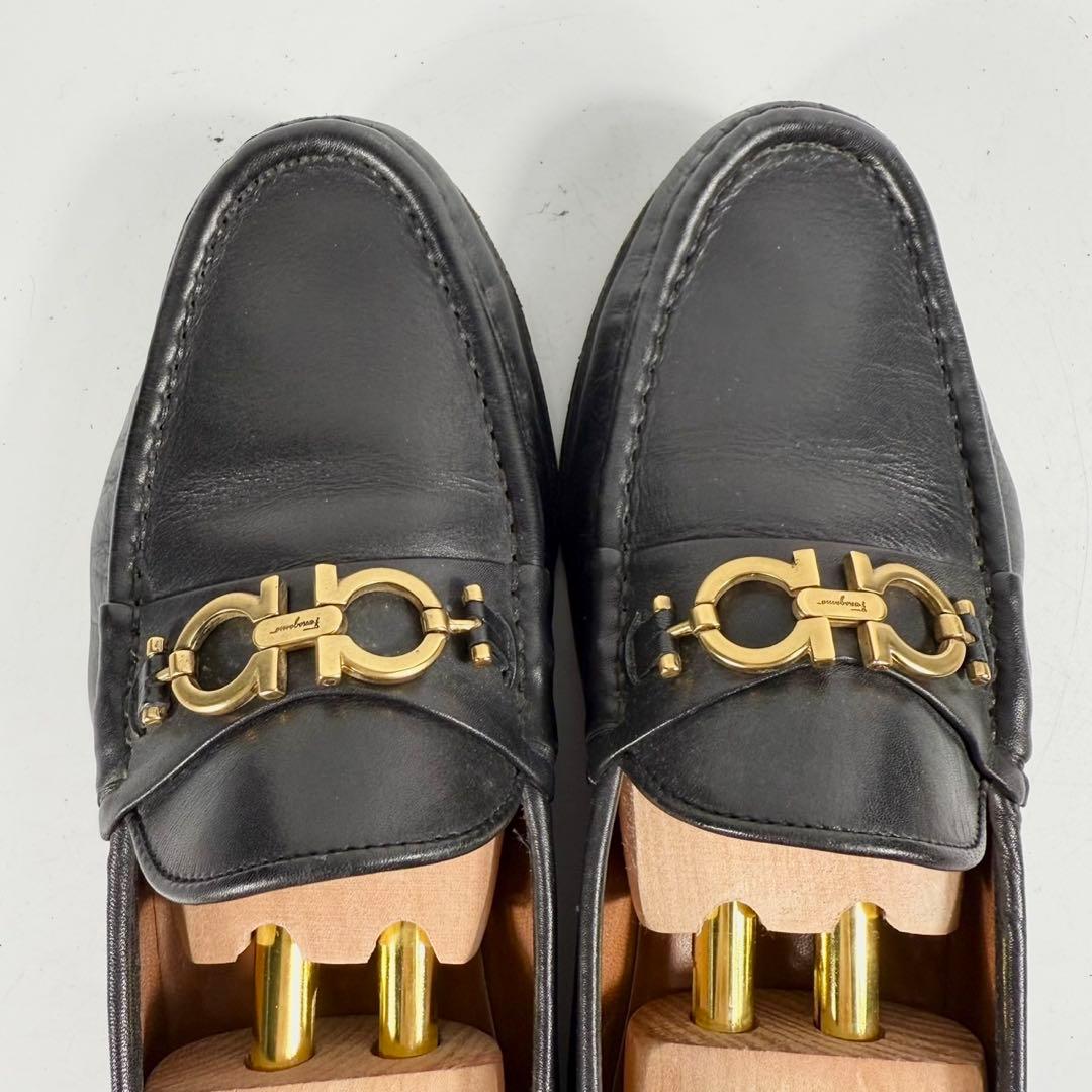 Salvatore Ferragamo フェラガモ　ガンチーニ　ローファー　黒