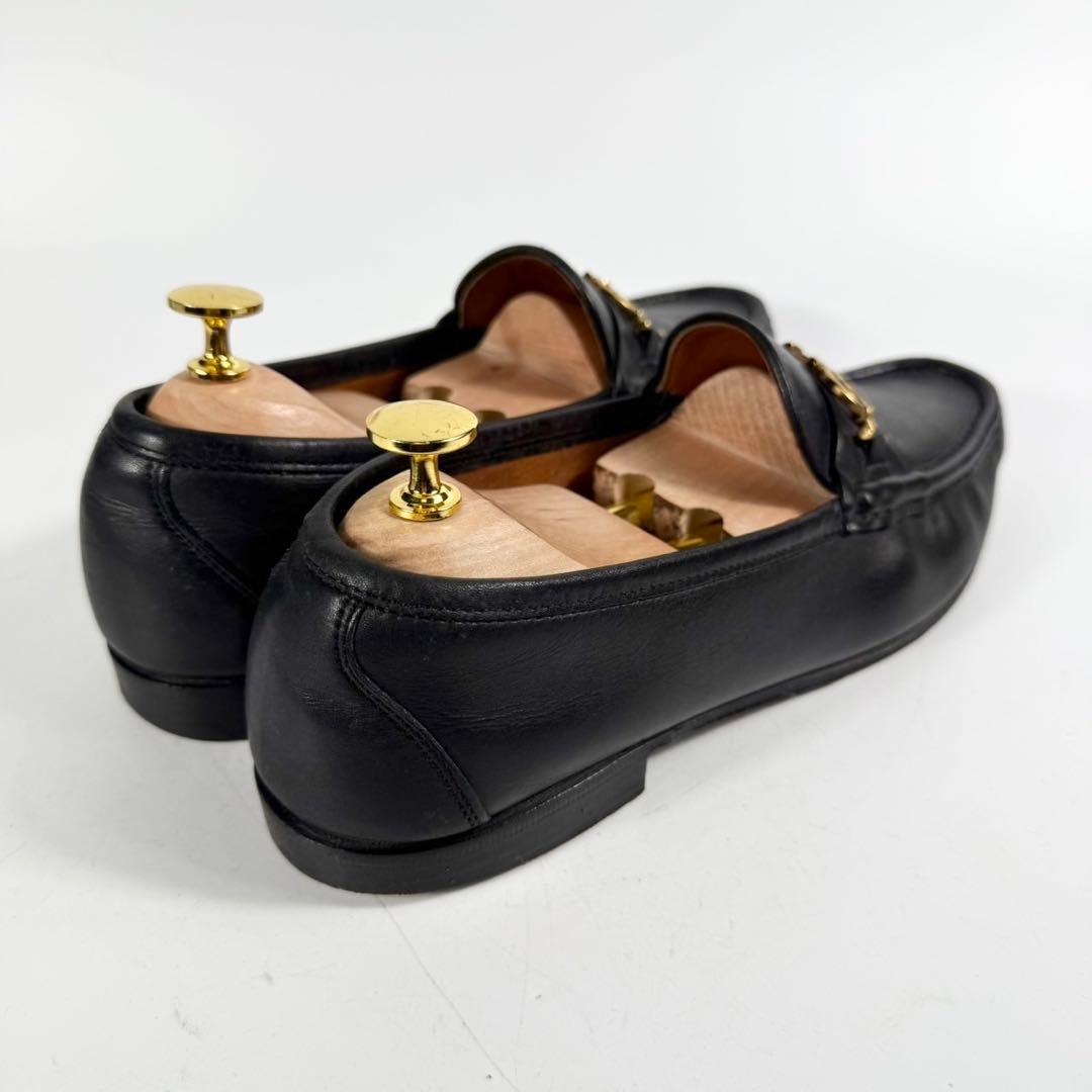 Salvatore Ferragamo フェラガモ　ガンチーニ　ローファー　黒