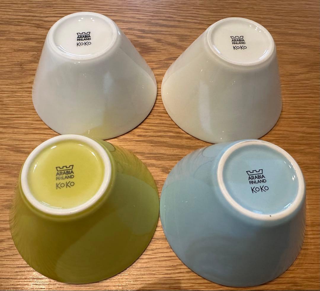 アラビア　ココ　250ml ボウル　4個セット