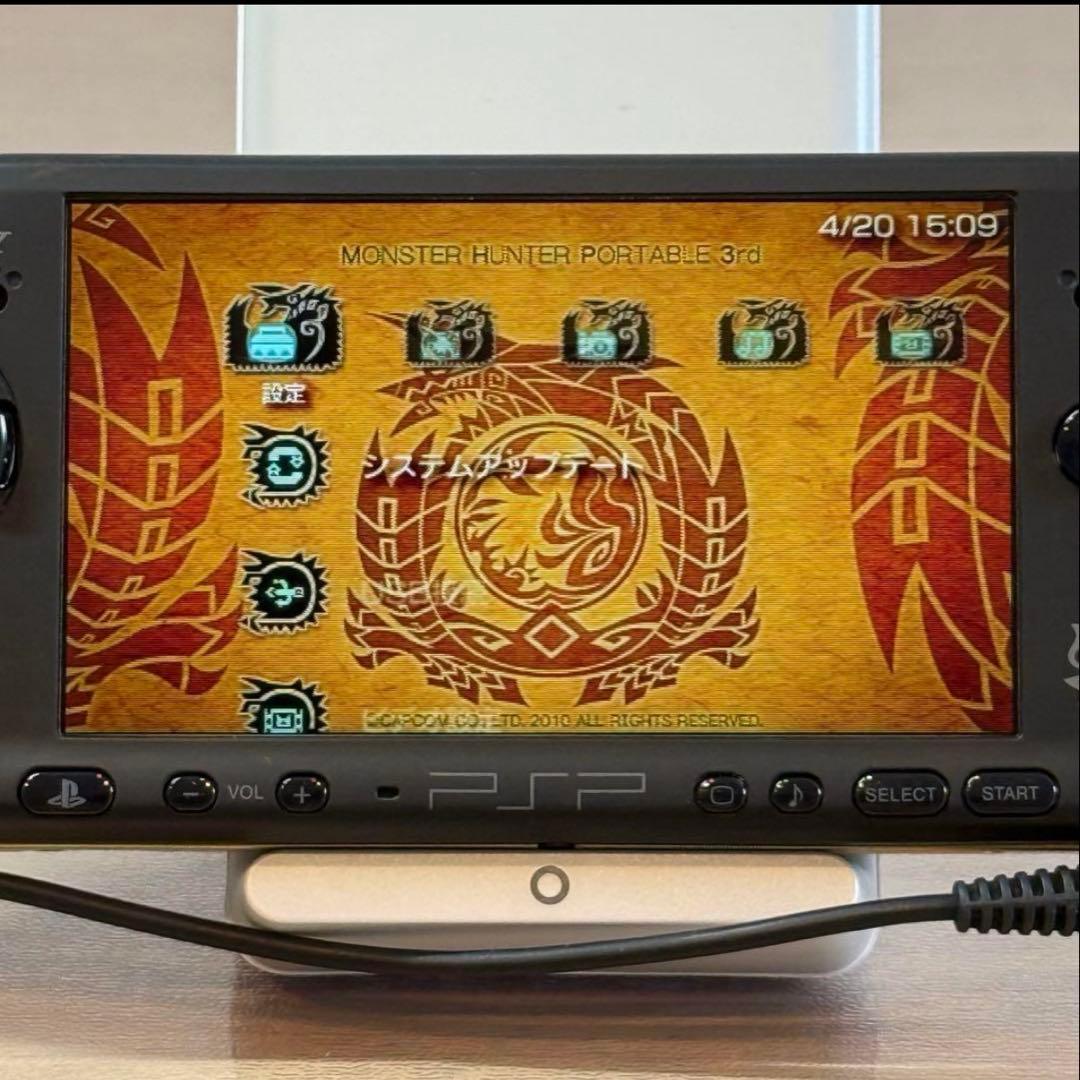 PSP-3000 モンスターハンターモデル 箱付き