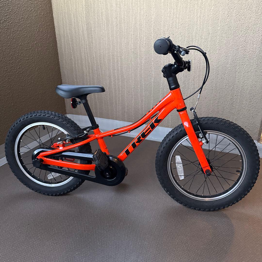 大阪市内　引き取り限定　Trek キッズバイク 16インチ オレンジ