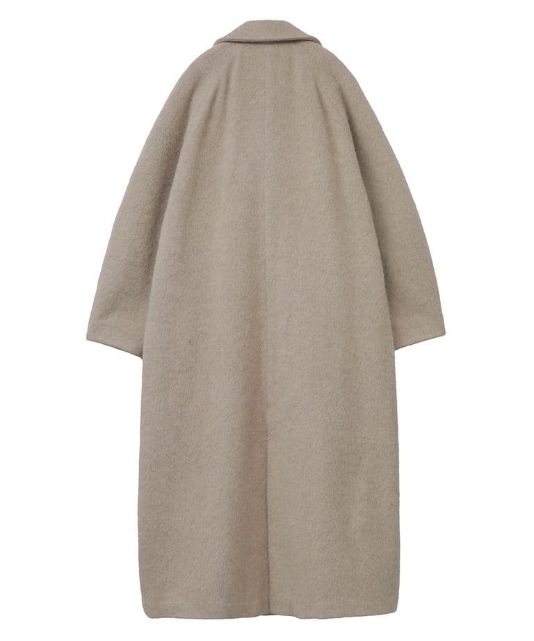 ジャケット・アウター DOUBLE WOOL LONG COAT CLANE