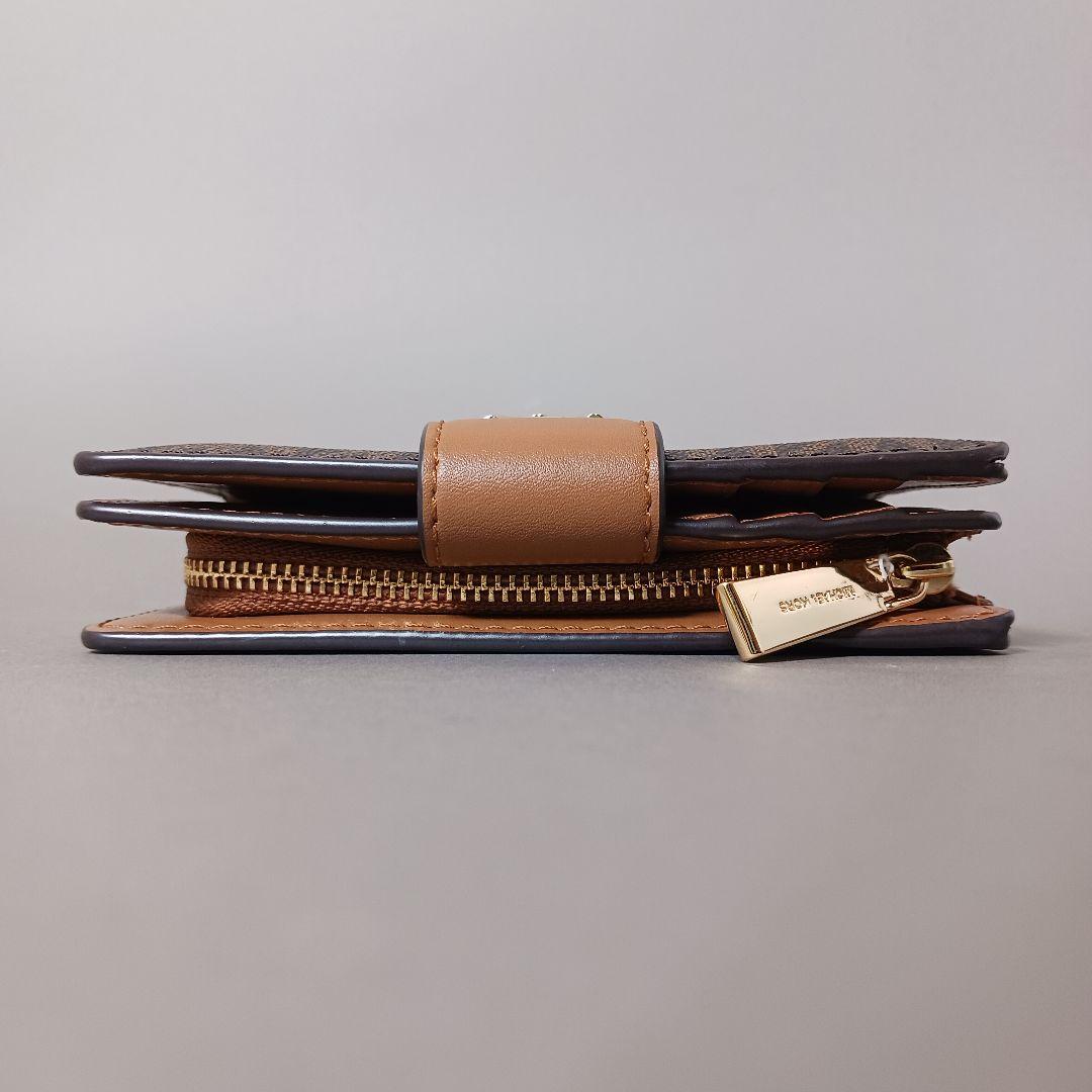 632/未使用/MICHAEL KORS マイケルコース/二つ折り財布/ブラウン