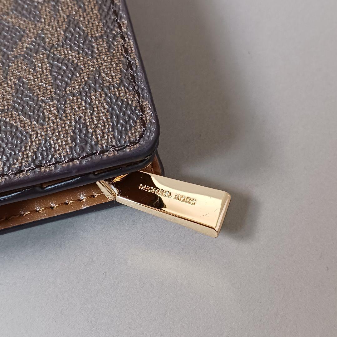 632/未使用/MICHAEL KORS マイケルコース/二つ折り財布/ブラウン