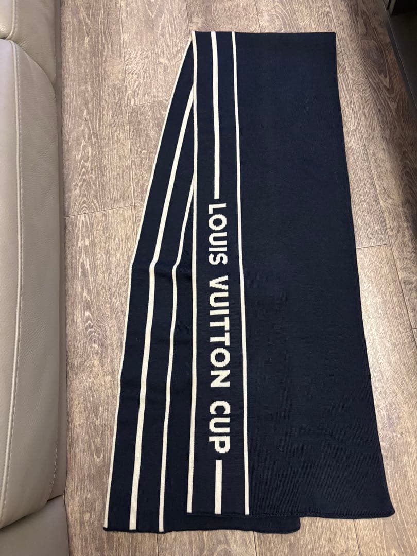 LOUIS VUITTON マフラー ネイビー