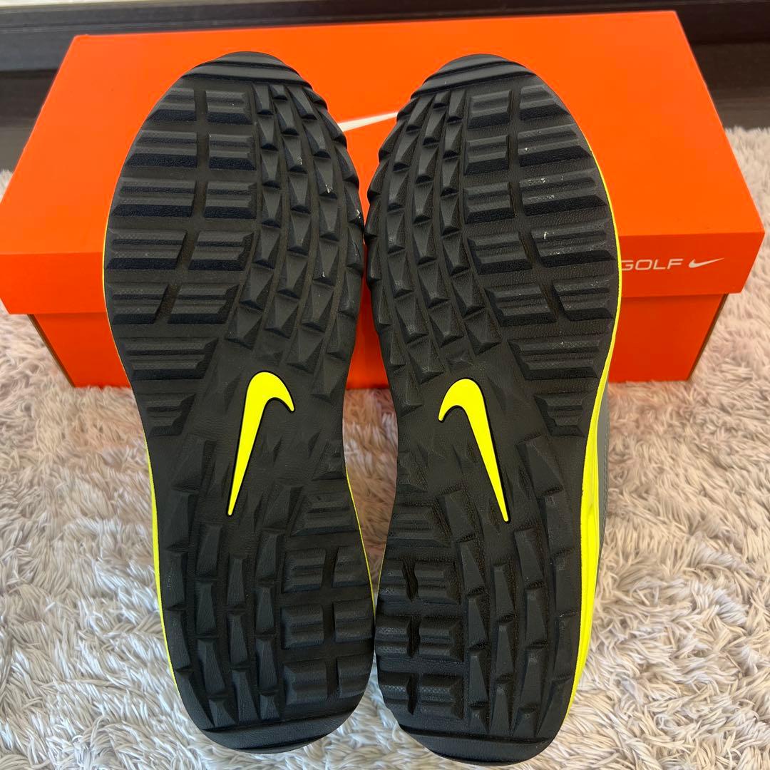 Nike Golf Air Max ゴルフシューズ グレー/イエロー