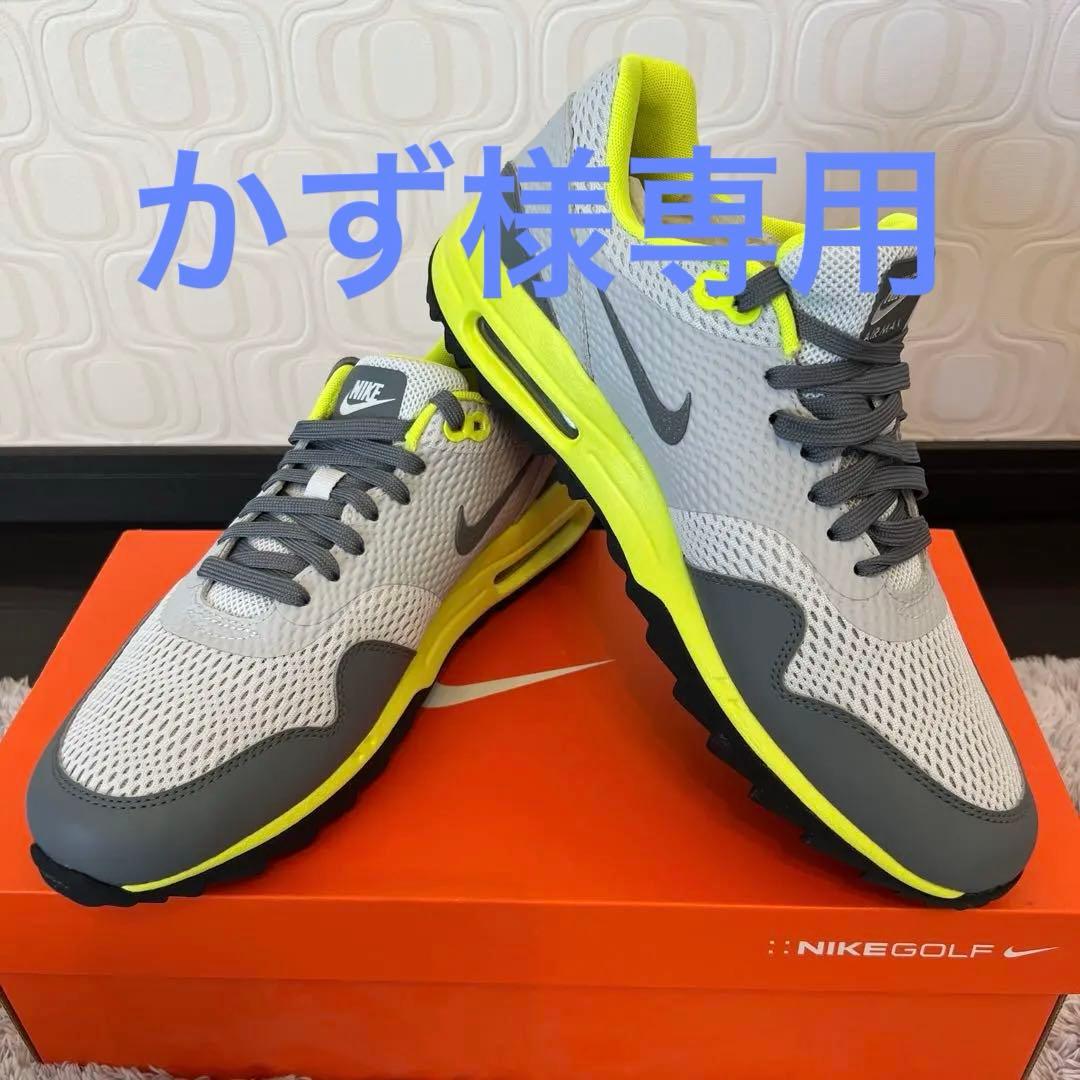 Nike Golf Air Max ゴルフシューズ グレー/イエロー