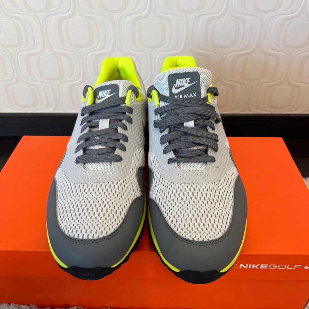 Nike Golf Air Max ゴルフシューズ グレー/イエロー