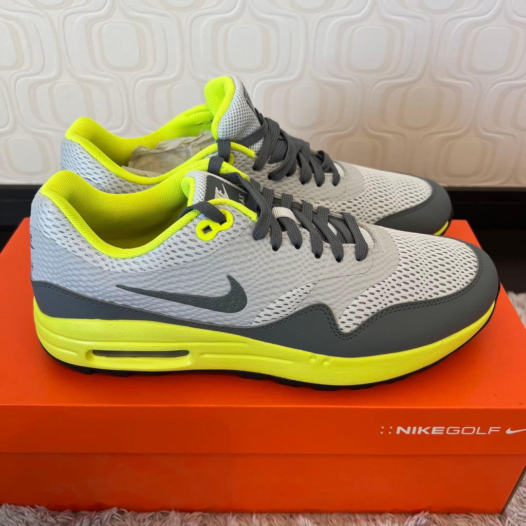 Nike Golf Air Max ゴルフシューズ グレー/イエロー