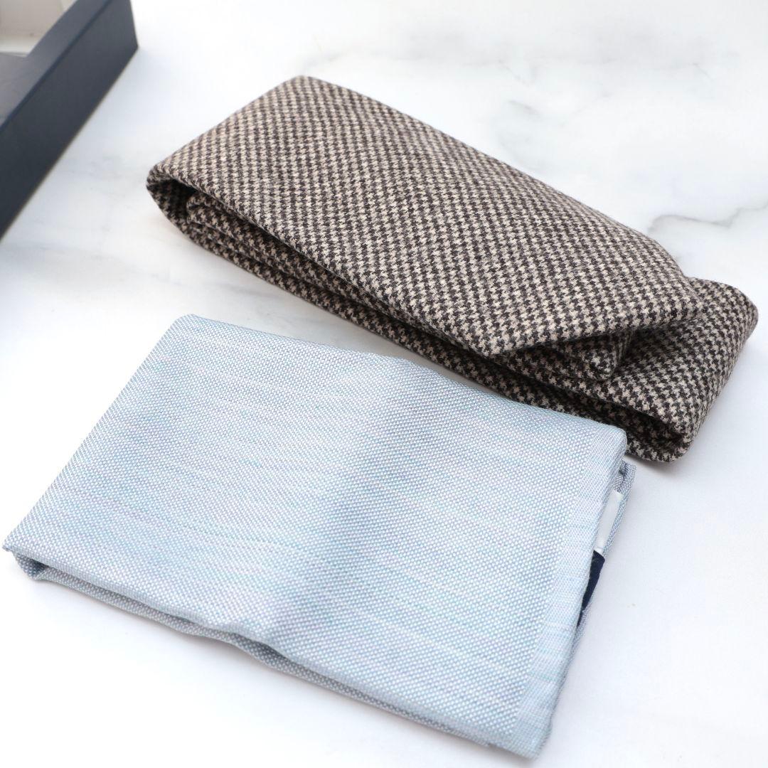 未使用 SHIPS ロロピアーナ ANA ネクタイ ポケットチーフ シップス