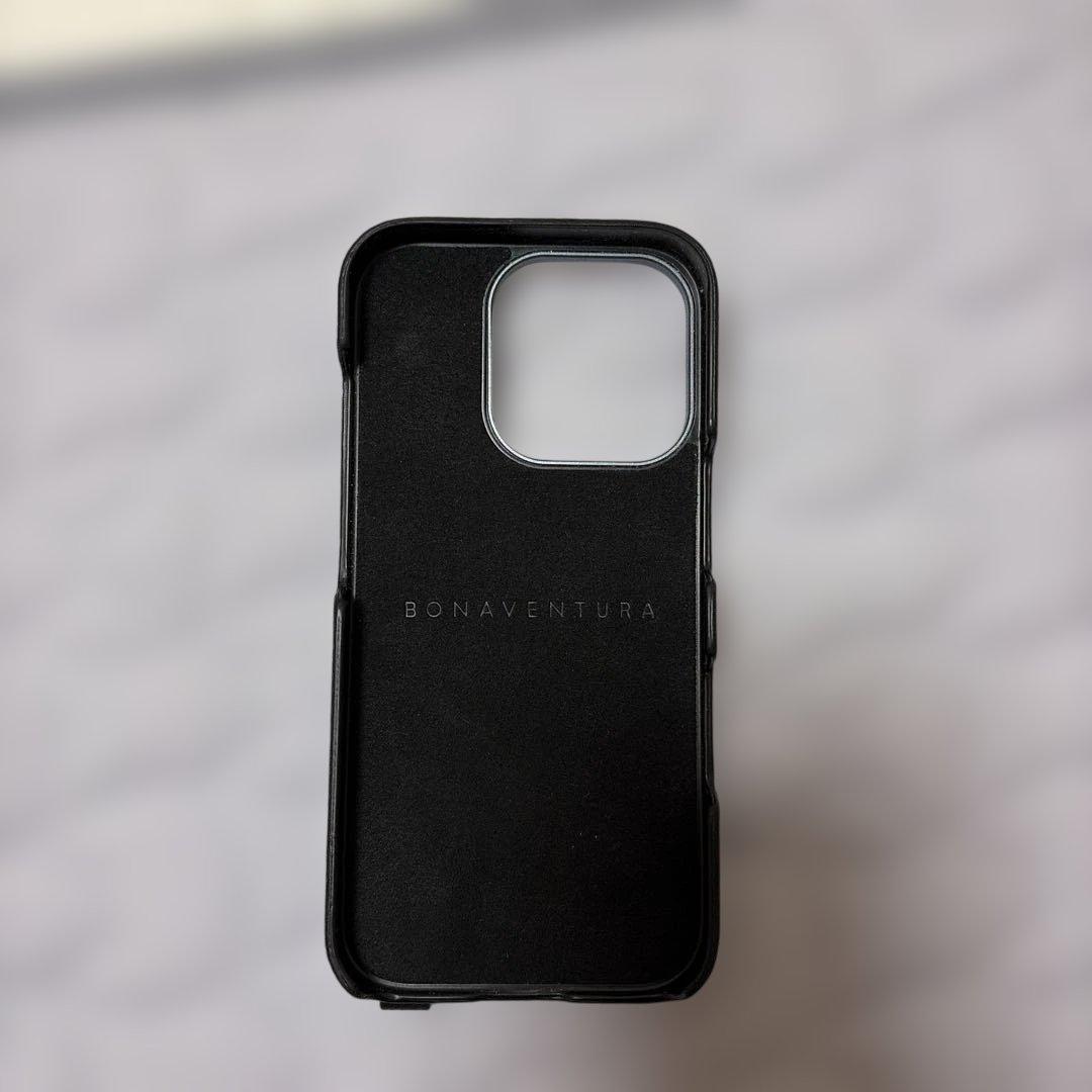 BONAVENTURA ブラック iPhone16Pro用ケース