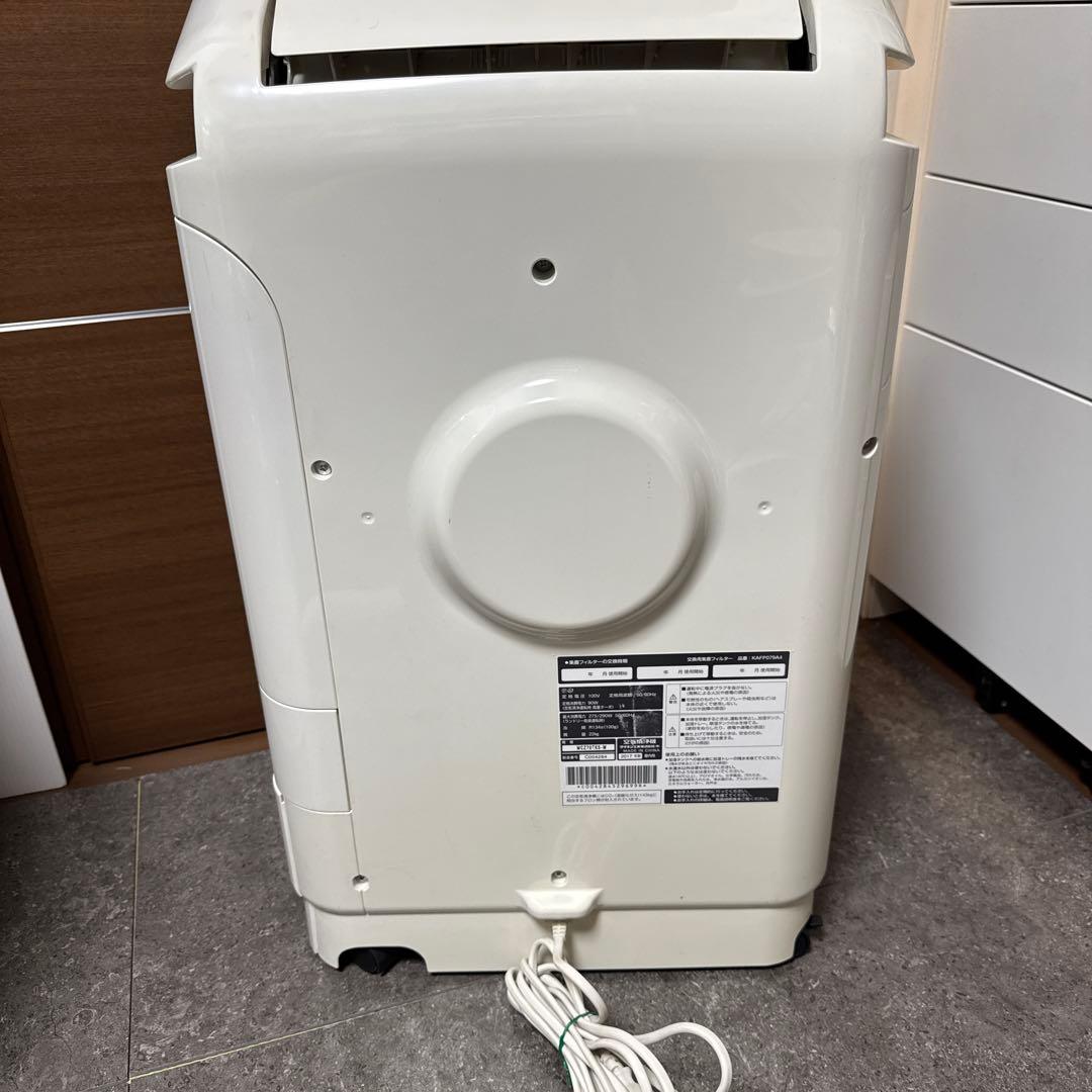 ダイキン 除加湿ストリーマ空気清浄機 MCZ70TKS 01 2016年製