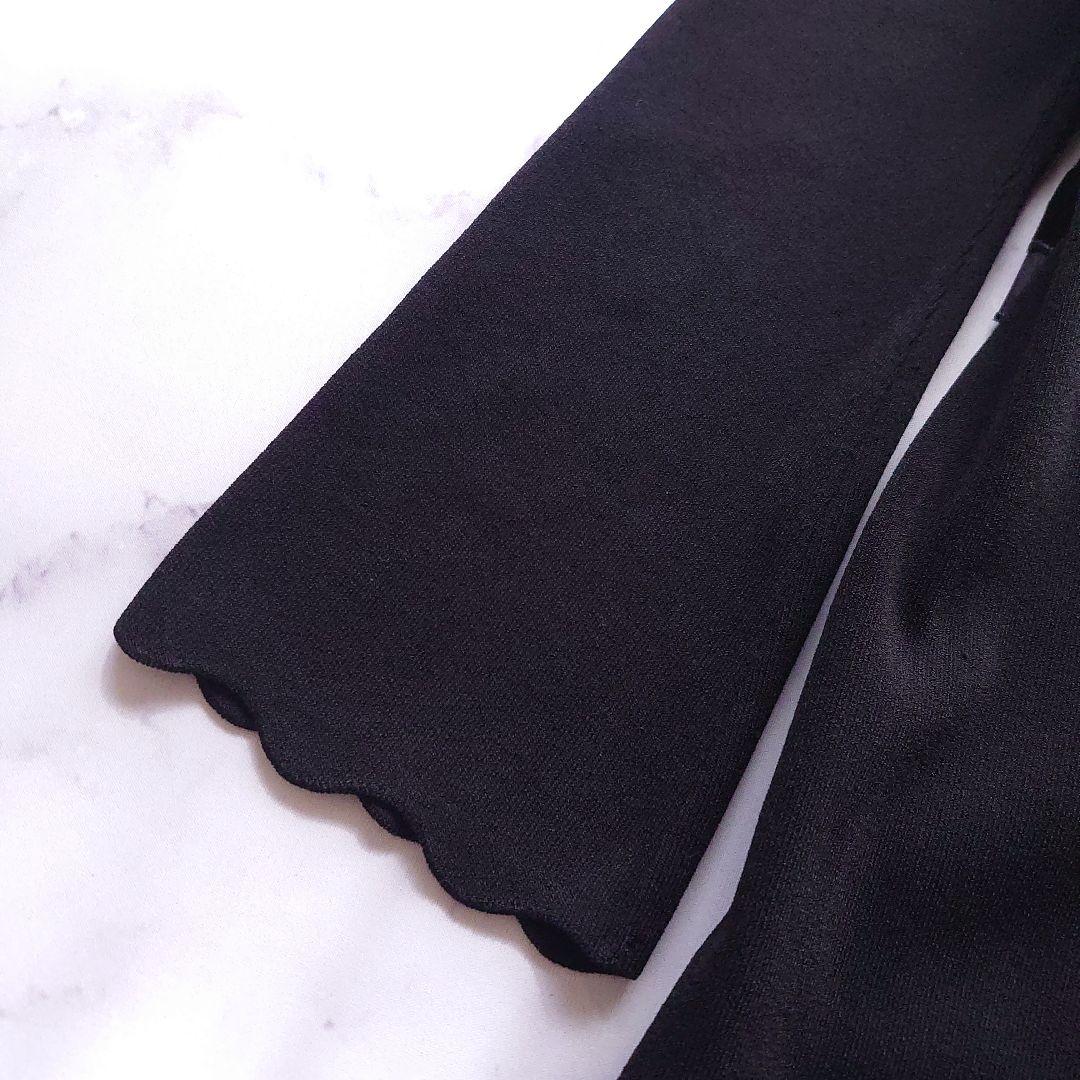 近年 定価8.3万 エポカ サークルレースコンビニットドレス ワンピース 40