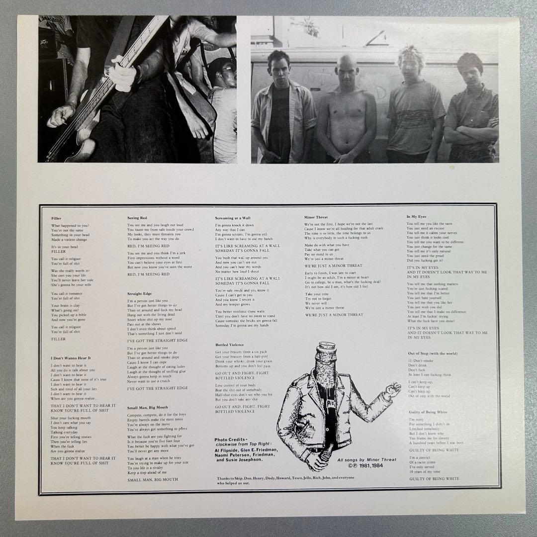 MINOR THREAT レコード dischord FUGAZI パンク