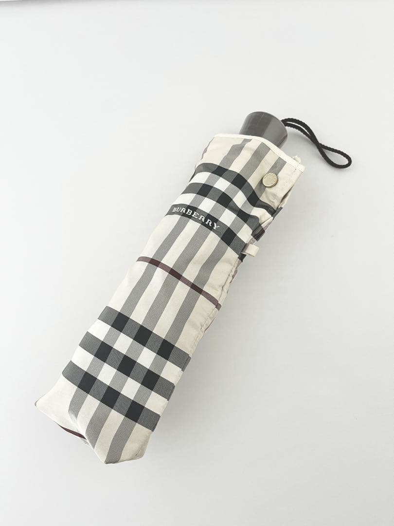 【ほぼ新品】Burberry 折り畳み傘 バーバリー【ビニール付】