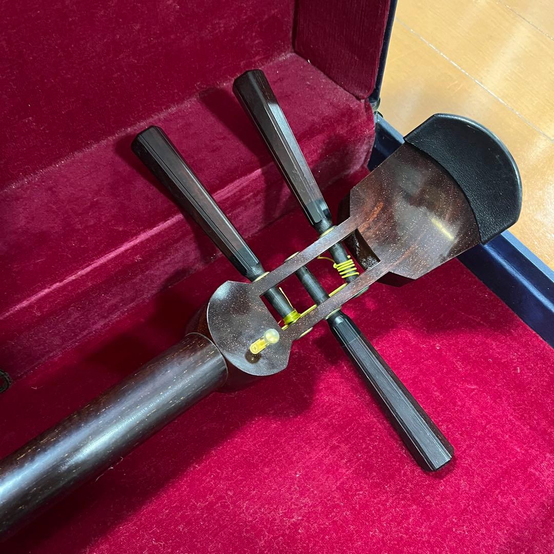 三味線 本体 3弦 白 ケース付き