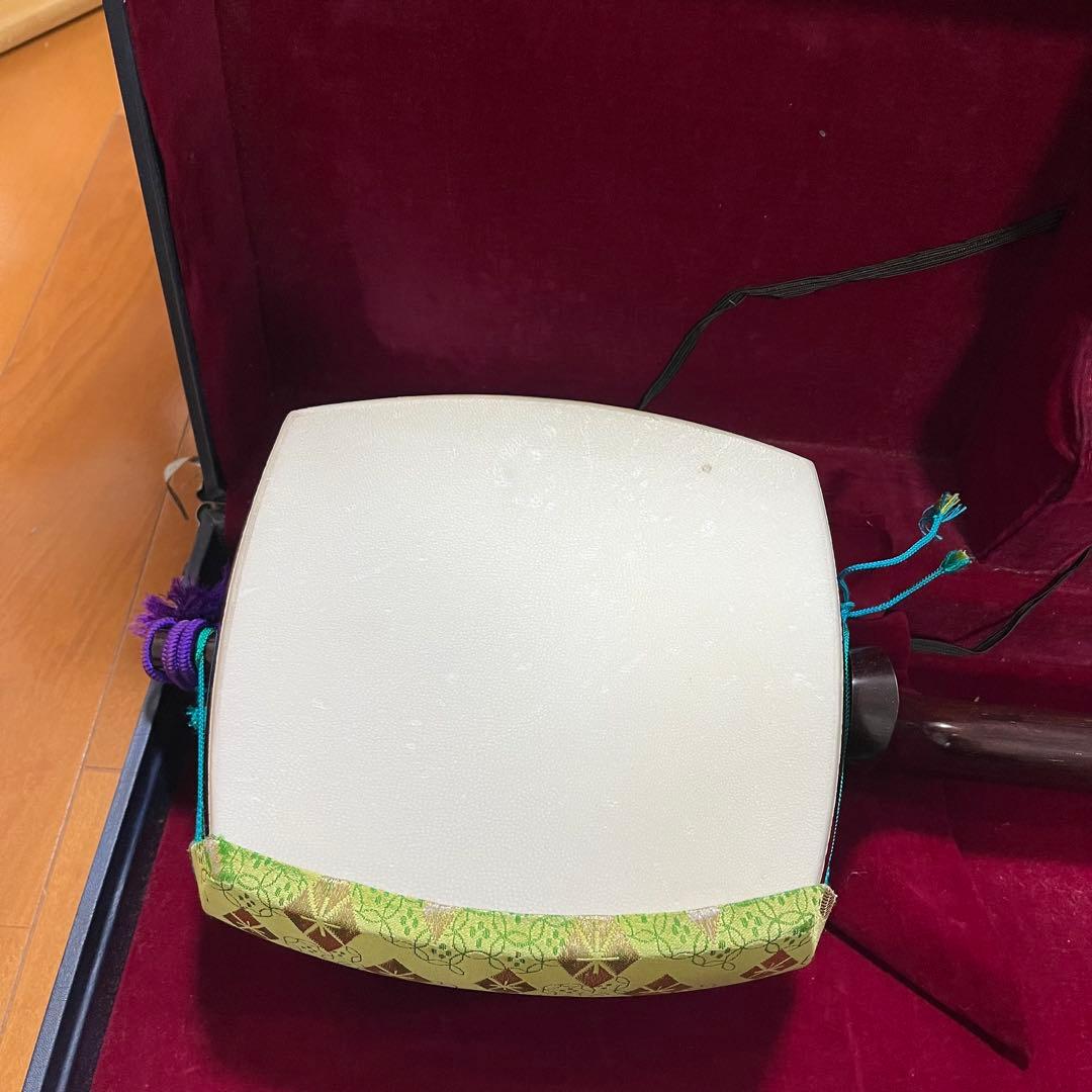 三味線 本体 3弦 白 ケース付き