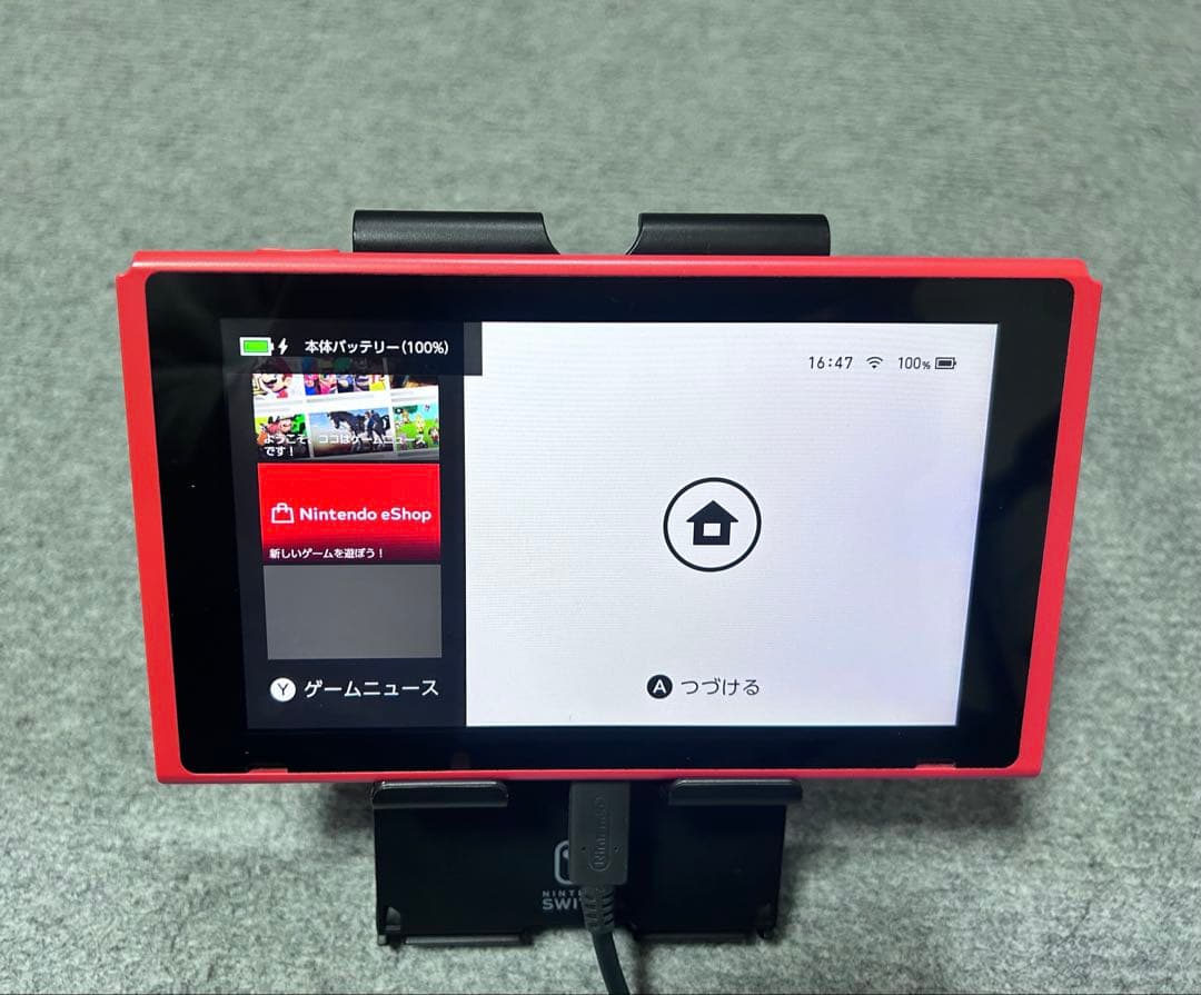 Nintendo Switch 限定版 マリオ×ブルー【バッテリー強化版】