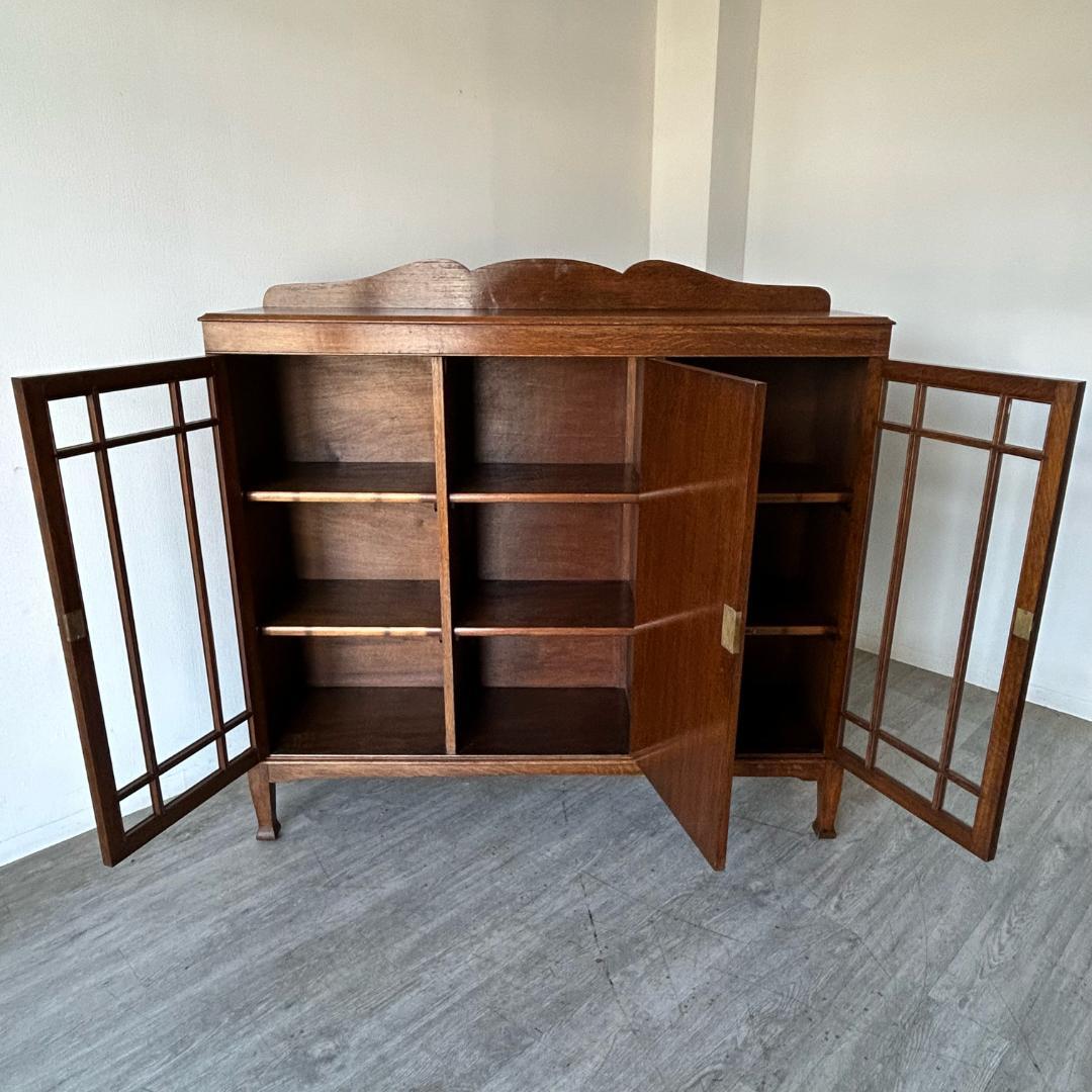 イギリス アンティーク　家具 ブックケース キャビネット 1930年頃 483A