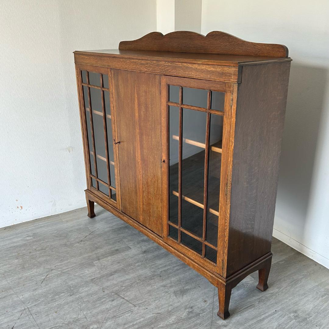 イギリス アンティーク　家具 ブックケース キャビネット 1930年頃 483A