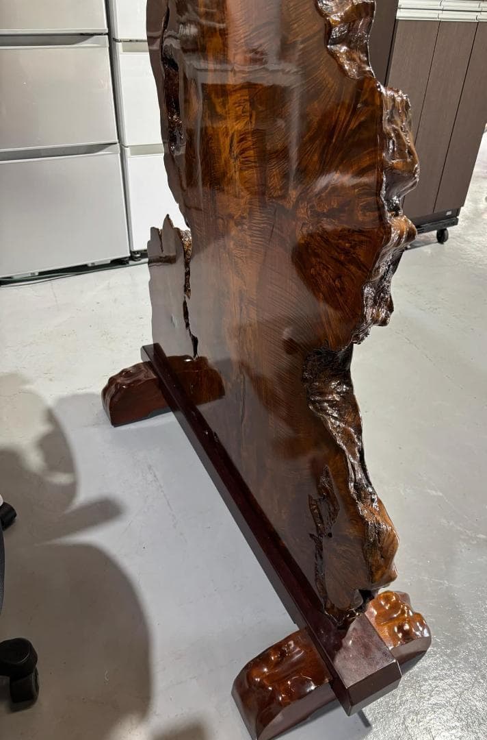 カズヒロ カズヒロ 直接引き取り最高級 一枚板天然木 衝立 Used