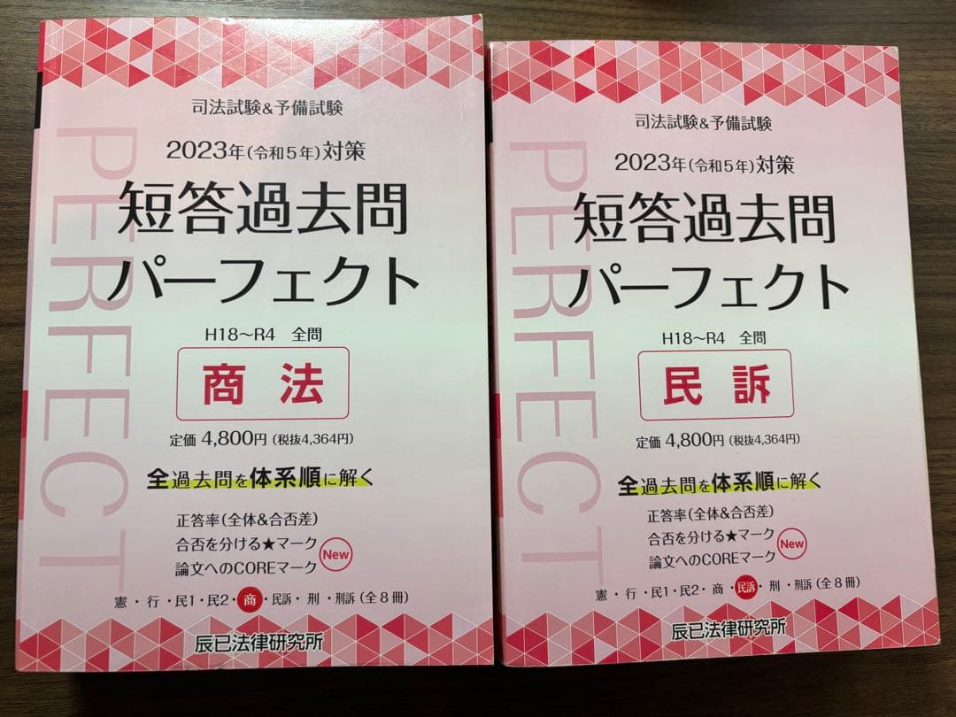 短答過去問パーフェクト 1-8巻セット 2023年版